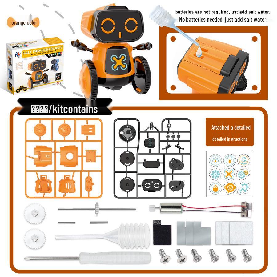 

Набор для сборки робота своими руками, работающего на соленой воде, для детей: Развивающая игрушка для научных экспериментов