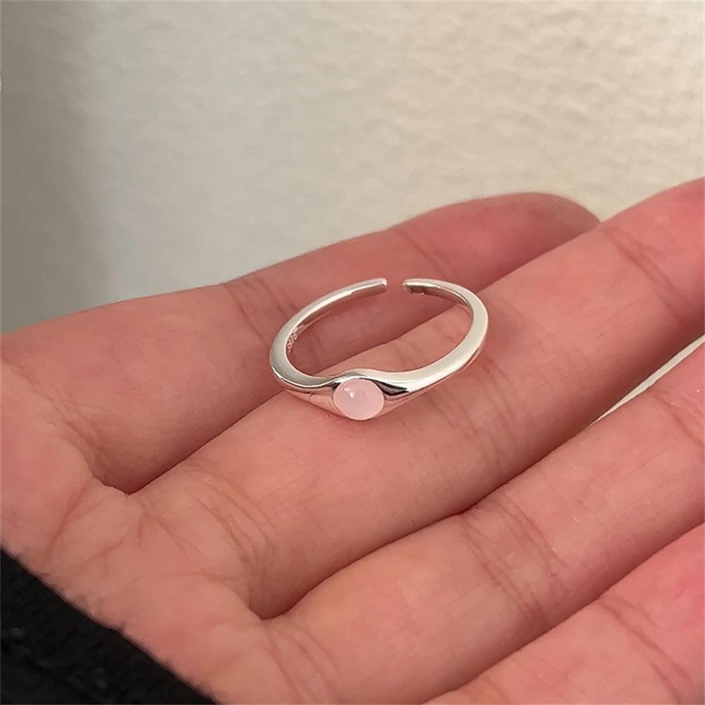 Schlichter Ring unregelmäßig 925er Sterlingsilberring Ins-Wind-Nischen-Design offener schlichter Silberring Großhandel