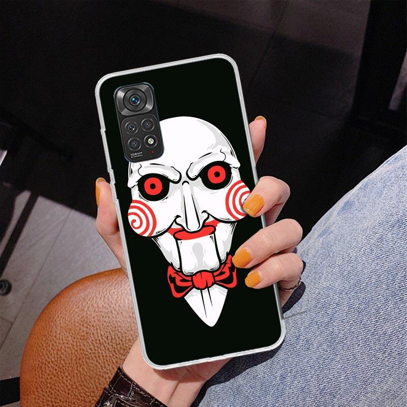 The Jigsaw Killer Horror Phone Case For Xiaomi Redmi Note 15 14 13 12S 12 11 Pro Plus 14S 11S 11E 10 10S 11T 5G Personalized Cov