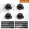 Traceless Stainless Steel Vacuum Suction Cup Hook for Kitchen & Bathroom