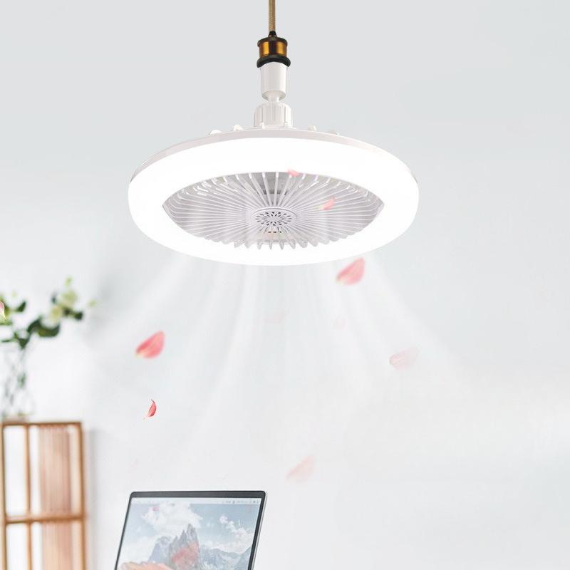 Tri Color Fan Light with Aromatherapy and Remote Control, Detachable Silent Light, Suitable for Study/dining/bedroom