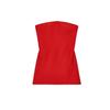 Spring and Summer Women's Clothing European and American Leisure Line Decoration Tube Top Sleeveless Elegant Minimalist Short Dress 1058005