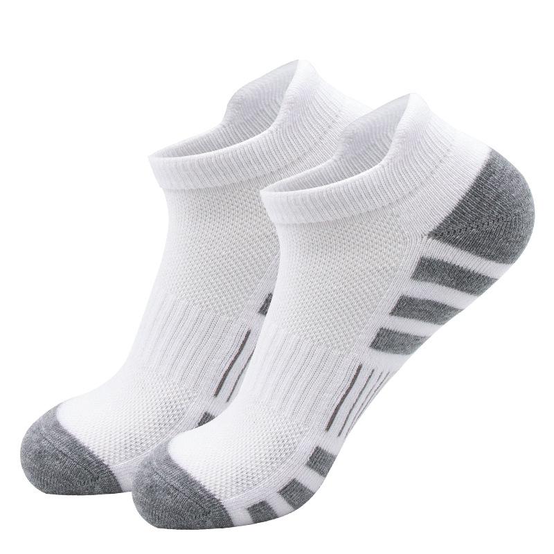 5 Pairs Men's Four Seasons Training Elite Towelling Bottom Sweat Short Professional Sports Socks