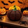 Handmade Knitted Creative Halloween Pumpkin Ornaments for Holiday Decorations and Tableware