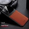 OnePlus 6/7/8/9 Pro/Nord 2 Business Leather Texture Metal Protective Case – Full Lens Coverage, Anti-Fall