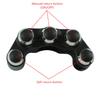 Motorcycle 7/8"Handlebar Headlamp Hazard Brake Self Latch+Reset Buttons Switch