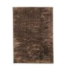 Living Room Rug Extra-soft Shiny Effect Brown 120x170