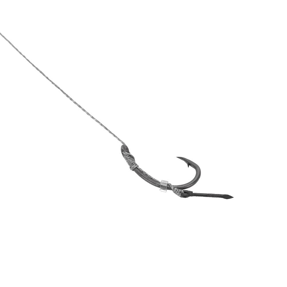 Nylon Straight Needle Hook Rig Alloy Copper Carp Fishing Hooks  Bait Fishing