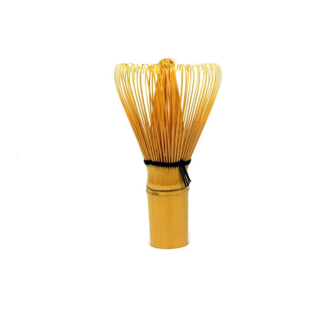Tea Ceremony Set for Outdoor Use Whisk Case with Folding Tea Utensils 3-Piece (Bamboo Whisk, Lid, Scoop)