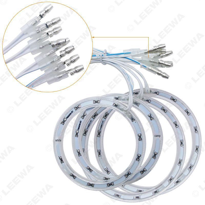 SMD Angel Eye Halo Ring with Cover for Land Rover Headlights Modification