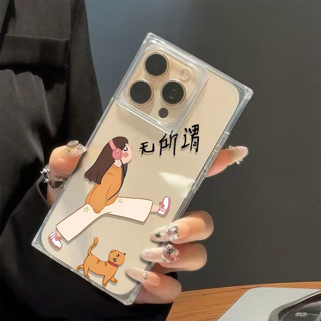 Cute for Apple Phone Case Ice Crystal Cube Design Niche for Apple Phone Case Case Anti-fall Soft Shell Ins