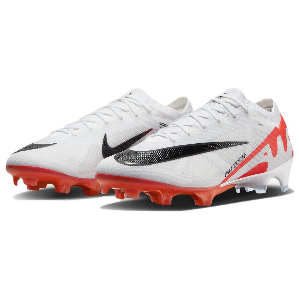 Nike Mercurial Vapor 15 FG Firm Ground Soccer Shoes Unisex White Red DJ4978-600