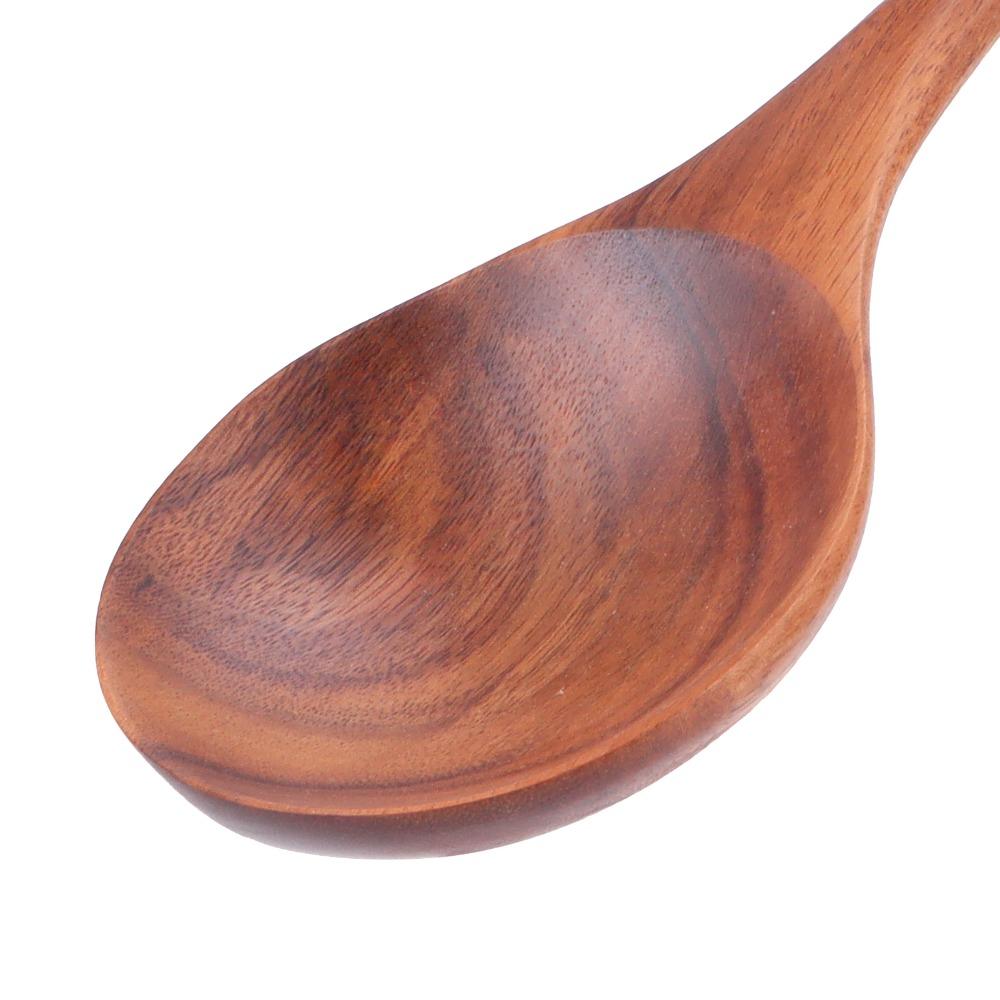 Wooden Seasoning Spoon Random color Kitchen Spoon Easy Grip Stirring Spoon  Family Dining