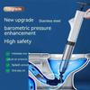 Powerful Toilet Plunger Stainless Steel Pipe Dredger Unblocker Pneumatic High-pressure Dredging Air Drain Blaster Tool Set
