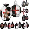 Knight Cross Cosplay Sweatshirt 3d Printed Hoodie Pullover Jacket Suit Costume