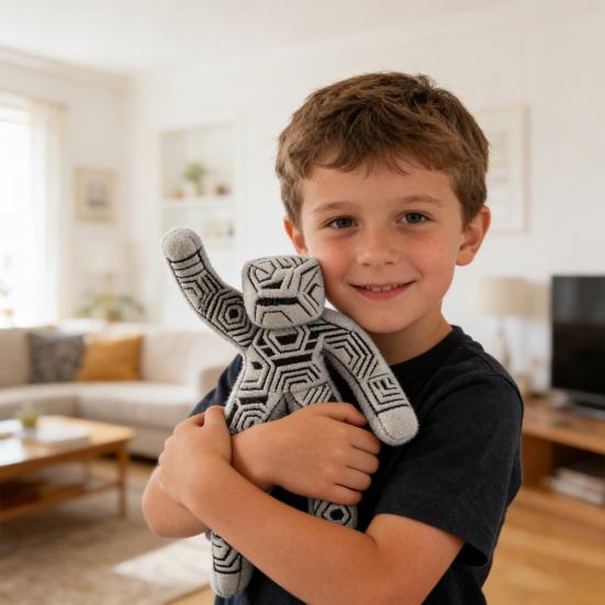 Science Fiction Plush Toy Soft Stuffed Alien Doll for Fans Collectors Cuddly Huggable Home Decor Unique Gift for Sci-Fi Lovers