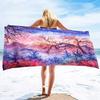Microfiber Beach Towels Quick Drying Towels,Ink Painting Style Absorbent Sand Free Swim Pool Pool Towels Blanket for Camping