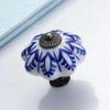 1Pcs Garden American Pumpkin Handpainted Single Hole Ceramic Handle Cabinet Drawer Door 40Mm