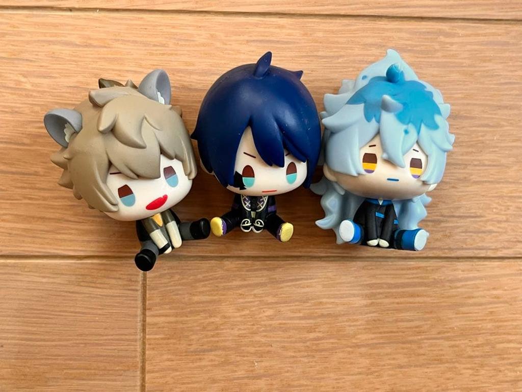 [USED] Twisted Wonderland lottery figure Idea, Ruggie, Deuce, Twist