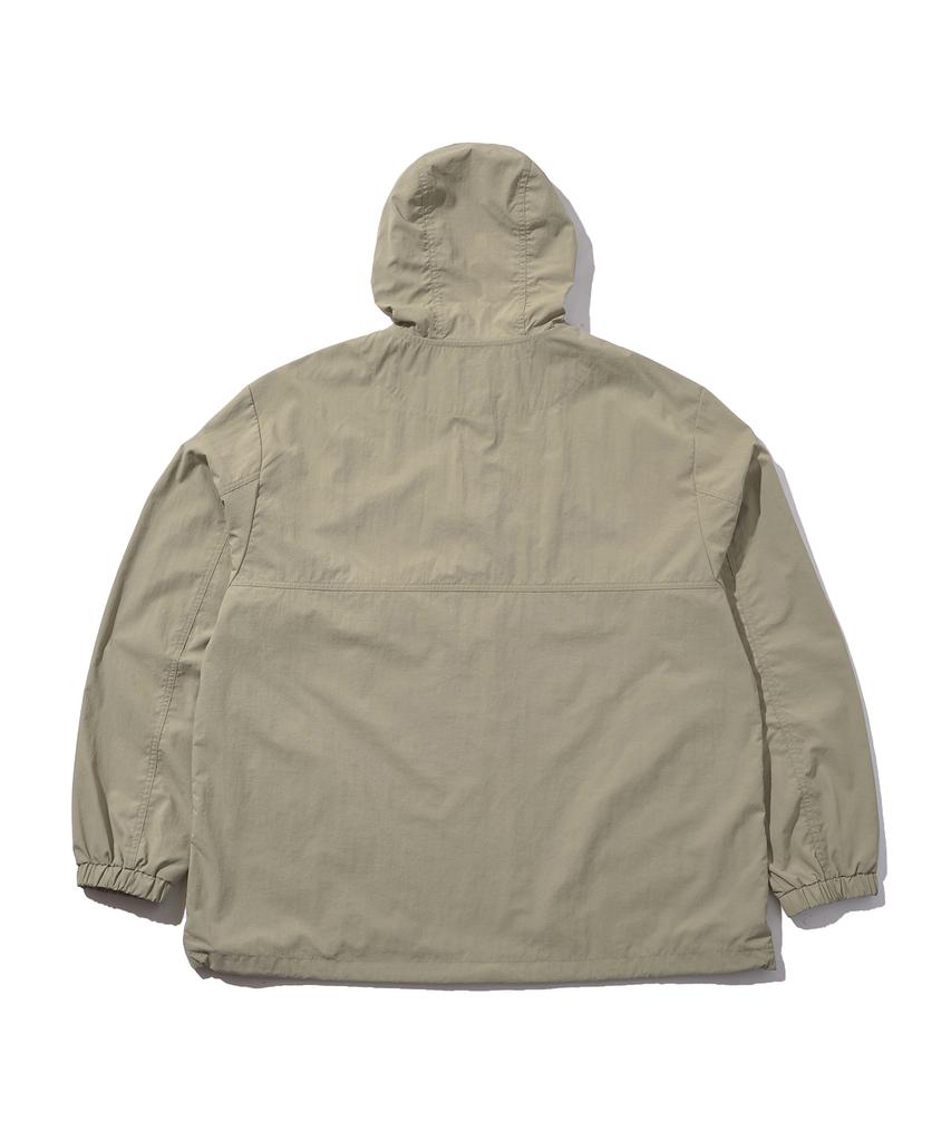 Discus Athletic Logo Anorak Jacket Sand Beige