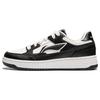 Li Ning Tianji Slip Resistant, Abrasion Resistant, Lightweight, Breathable Low Top Skateboard Shoes Women's White Black AGCU096-4
