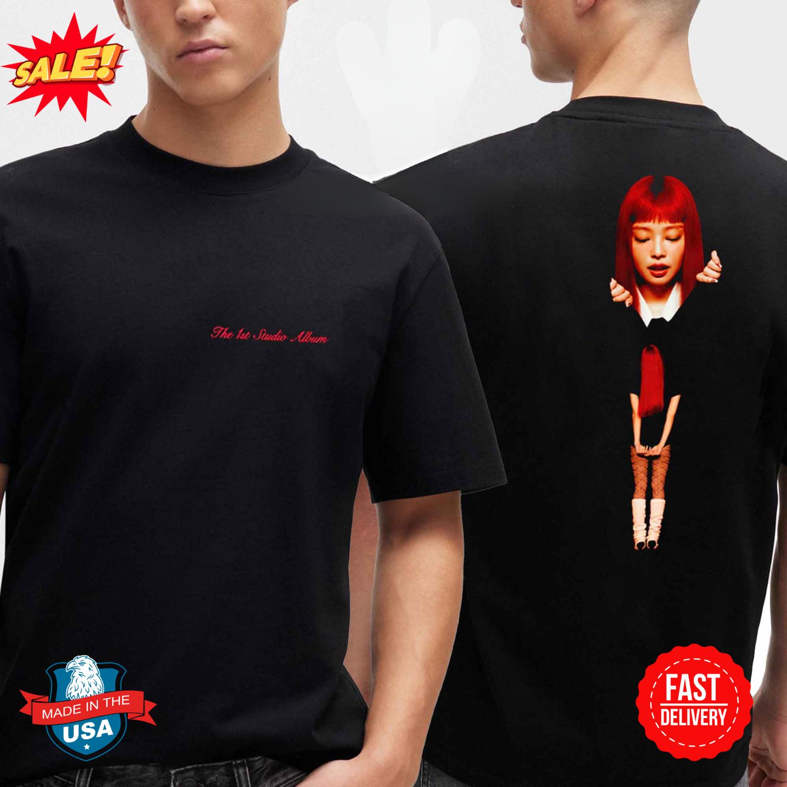 Jennie Blackpink Ruby Album Two Sided T-Shirt XXXL