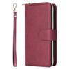 Apple iPhone 13/12 Mini Leather Case: Nine-Card Zipper Style for 14 Pro Max