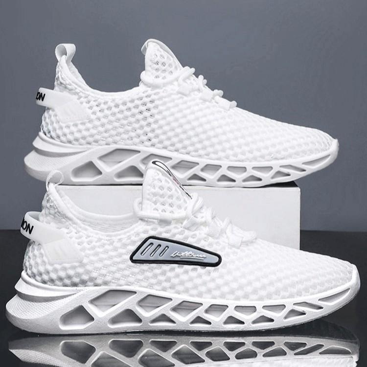 Mesh-Schuhe Herren Frühling und Sommer Mode Lochschuhe Outdoor täglich Gehen weiche Sohle bequeme Sportschuhe