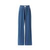 Lyocell Tencel Jeans Damen Sommer Dünn Lässig Fallend Schmale Version Gerade Weiter Bein Eis Seide Hosen