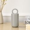 Simple 304 Stainless Steel Portable Coffee Cup Double-layer Vacuum Insulated Cup Portable Cup with Handle Ring