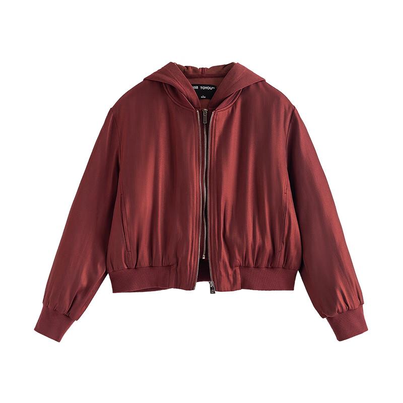 Chuyu Women's Spliced Hooded Winter Jacket