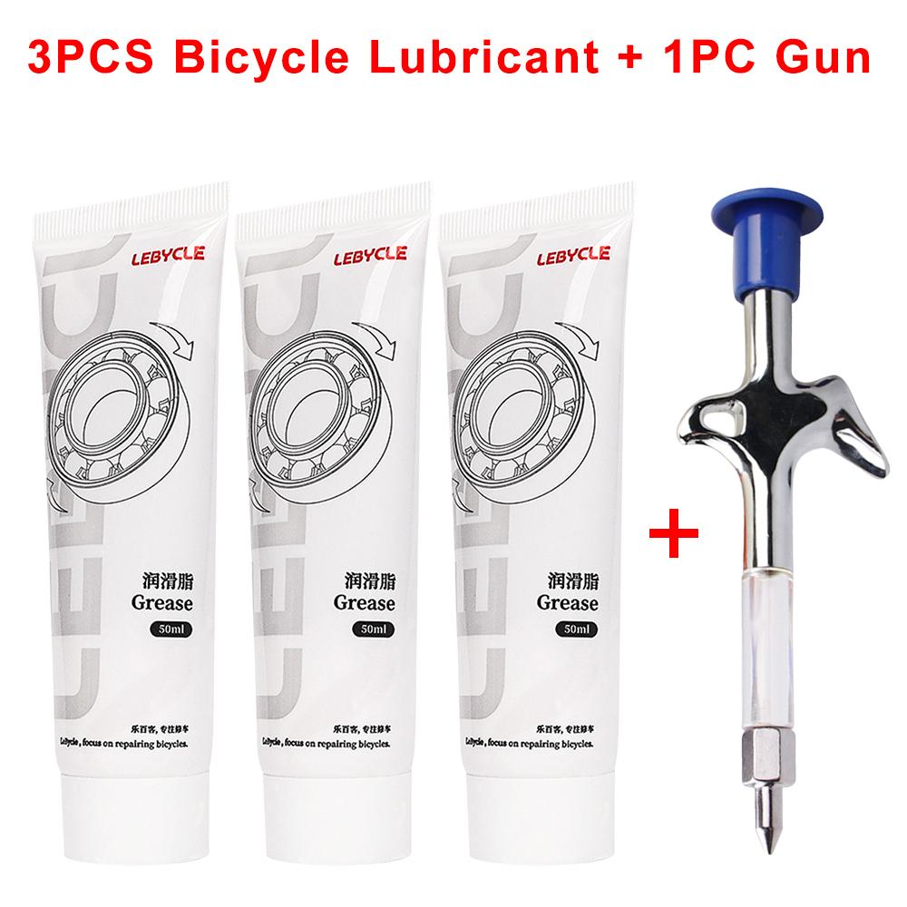 1-3PCS Bicycle Aluminum Grease 50ml MTB Bikes Lubricant Set Ball Bearing Hub Grease Bicycles Oil Lubricant Cycling Repair Tools