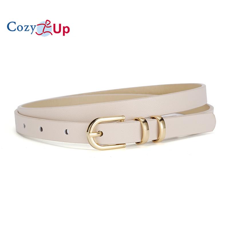 Ladies Dress Decoration Thin Waist Belt Millennium Y2k Simple Belt