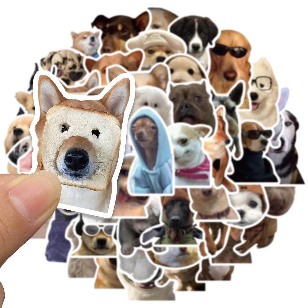 10/30/50/100PCS Cute Funny Cat Dog Meme Cartoon Stickers Decal Laptop Phone Luggage Bike Motorcycle Car Graffiti Sticker Toys