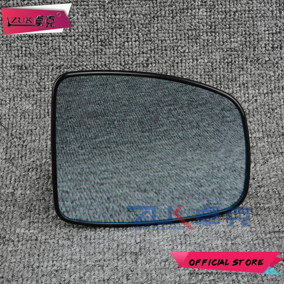 

ZUK автомобильные наружные боковые зеркала заднего вида с подогревом, очки для HONDA FIT JAZZ GK5 2015-CITY GM6, белые, синие линзы