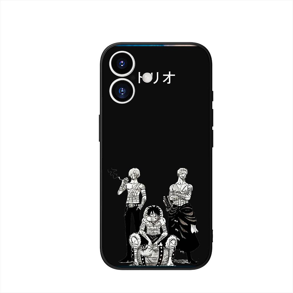 

Luffy Sanji One Pieces Roronoa Zoro Phone Cover Case for Apple iPhone 17 16 15 11 Pro XS Max XR 6 7 8 Plus + SE 2020 5 16E iPhone 17