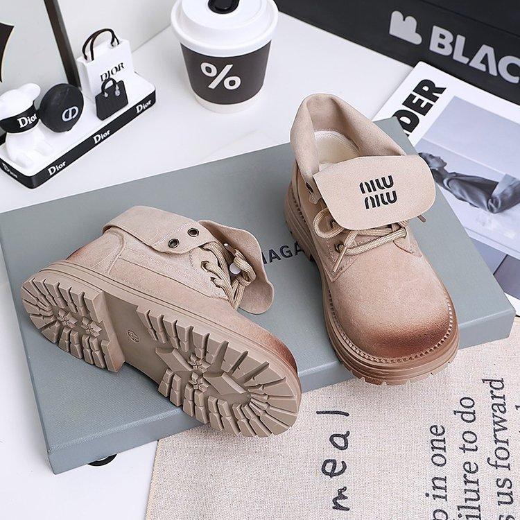 

Детские ботинки Мартин Ботинки для девочек 2025 весна и осень новые летние ботинки для мальчиков повседневные детские подиумные ботинки цвета ревеня 37