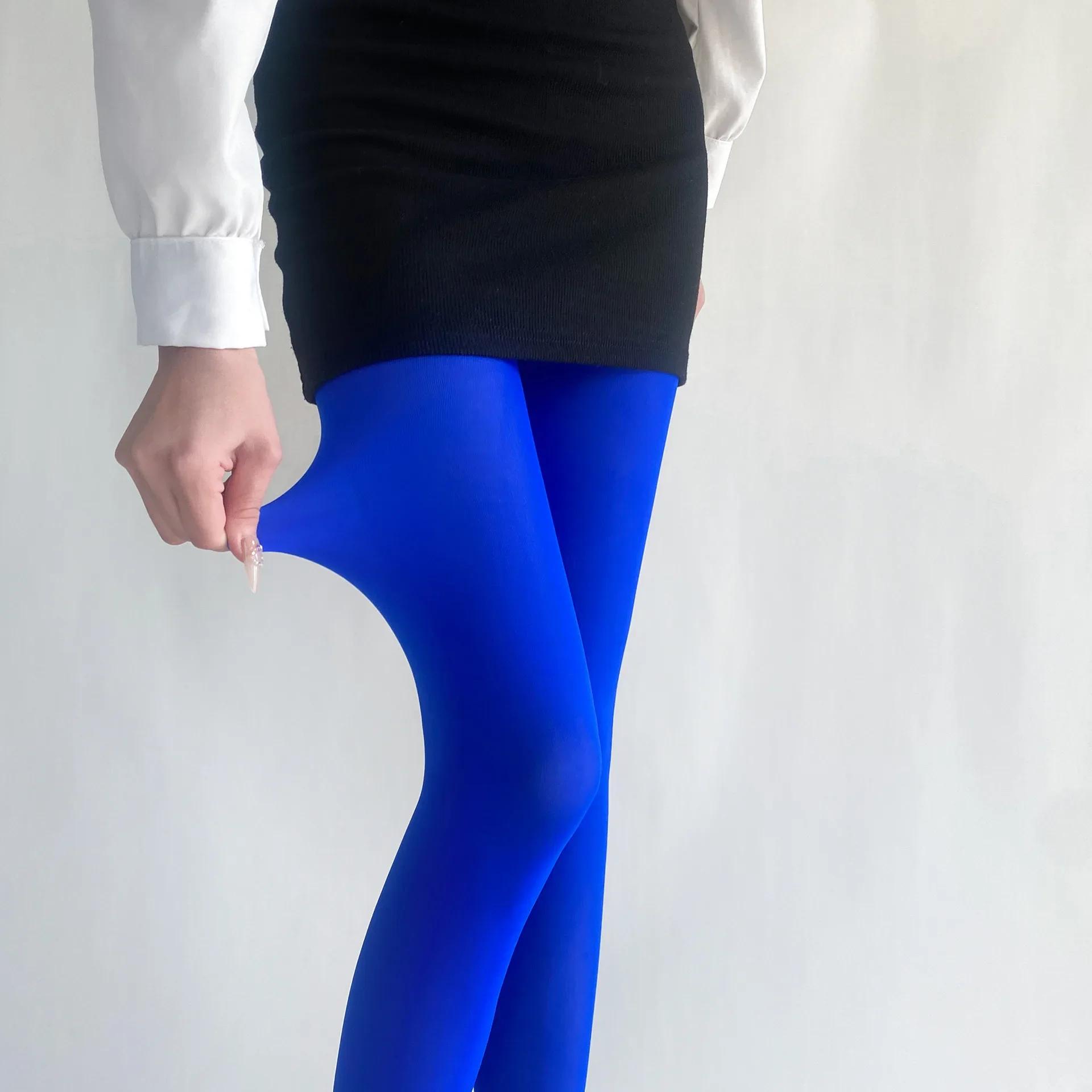 

Цукрові кольори Жіночі колготки Y2k Оксамитові панчохи для дівчаток Колготки Жіноча сексуальна білизна Панчошно-шкарпеткові вироби Панчохи для тіла Легінси One Size сапфірове скло синього кольору кольору