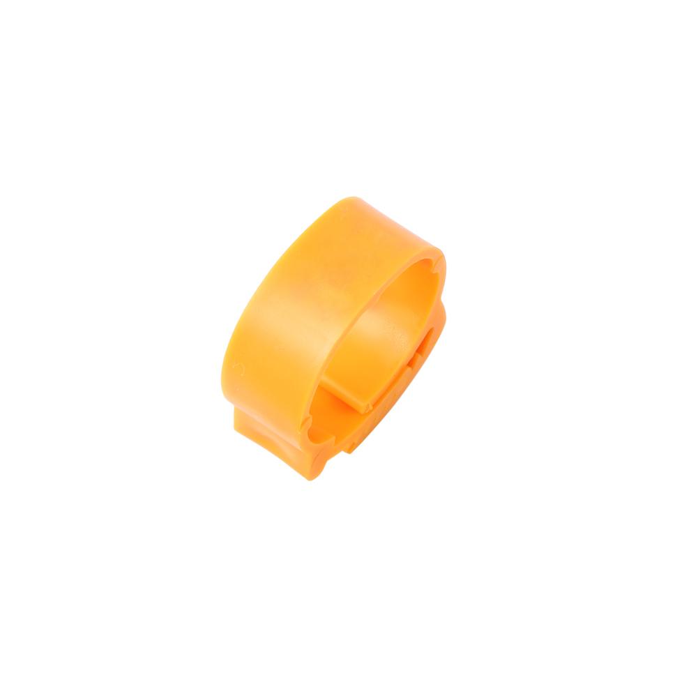 Chicken feet ring adjustable size poultry legs without digital label buckle 7-color plastic duck and goose farm equipment 140pcs