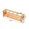 Seasoning Storage Stand Bamboo Wood 4 Holes Multifunctional Anti Slip Space Saving Oil Bottle Rack Kitchen Supplies
