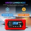 For Car Start Assist Smart Charger Pulse Repair Car Battery Charger 6A 12V Smart Battery Charger with LCD Touch Screen Display
