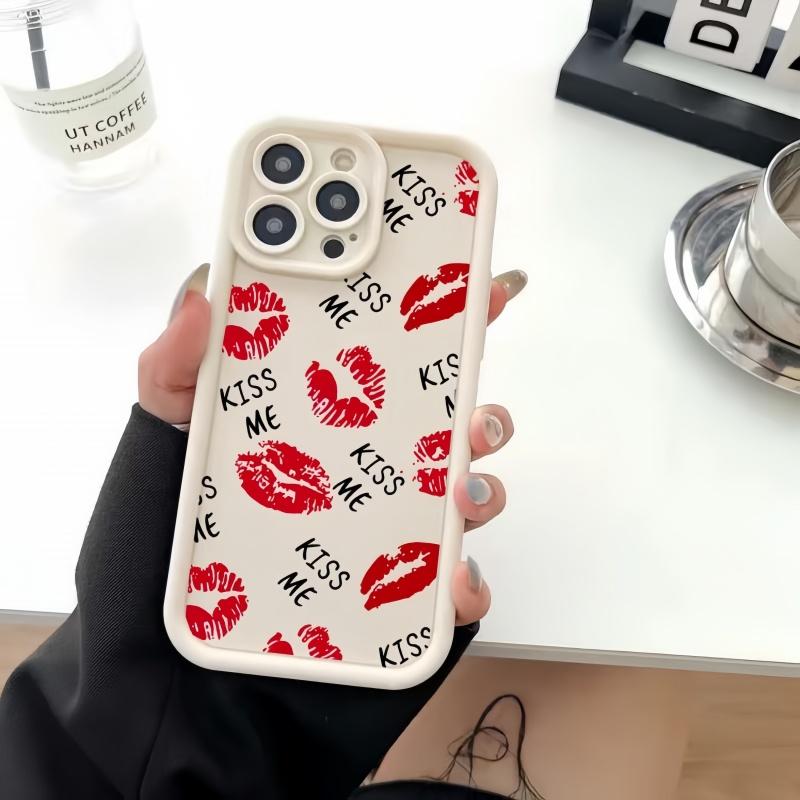Lip Printed Phone Case For OPPO Realme 13 12 Pro Plus C67 C65 C63 C53 C51 C55 C35 C21Y C25Y C30 C31 C33 C12 C15 C21 C25 C25S 8