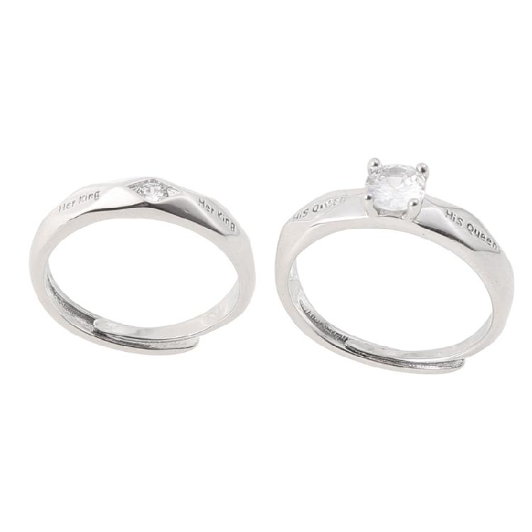 

Couple Rings Wedding Engagement Promise Ring Anniversary Valentine s Day Jewelry 1