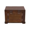 Bymaocar 4-layer Solid Wood Lockable Jewelry Box, Compact Jewelry Storage Cabinet with 3 Drawers and Double-sided Compartments