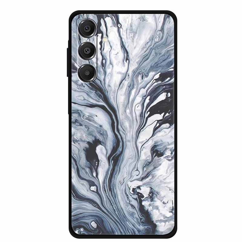 For Samsung Galaxy A14 A15 A16 5G Case Marble Soft TPU Phone Back Cover For Samsung A14 A15 4G Shockproof Silicone Painted Coque