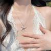 Minimalist style starfish necklace female Korean ins design personalized collarbone chain versatile vacation style accessories