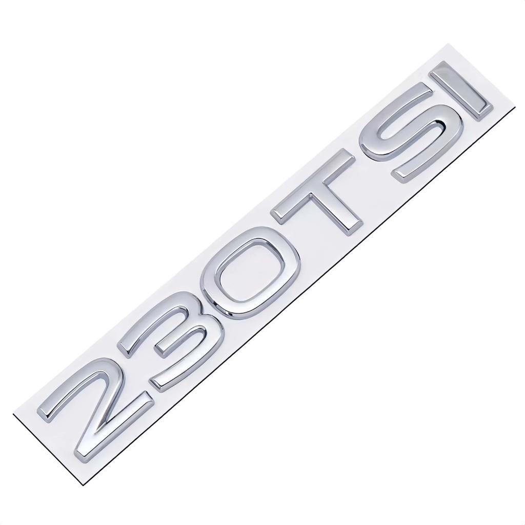3D Metal 4MOTION 230TSI 280TSI 330TSI 380TSI Logo Badge Sticker Car Rear Trunk Emblem Decal