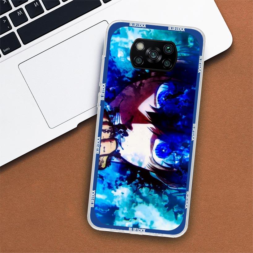 Japan Anime Blue Lock Phone Case For Xiaomi Poco X3 Nfc X4 X5 X6 X7 F7 Ultra F6 F5 F4 Gt F3 M6 M5S M5 M4 M3 Fundas Soft Shell X7