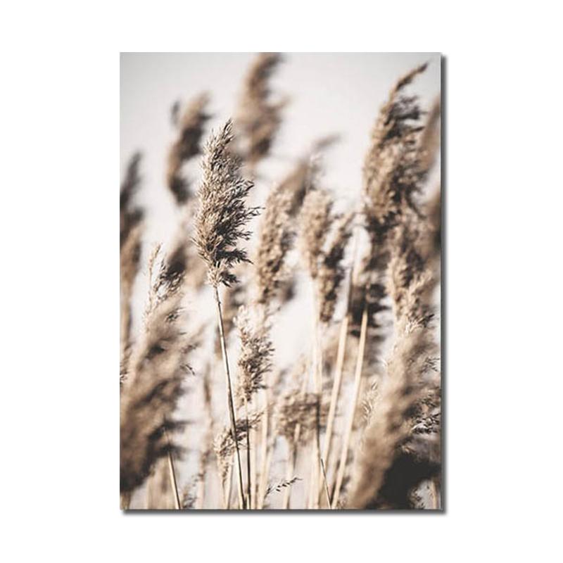 Nordic Poster Natural Landscape Picture Abstract Woman Line Wall Art Canvas Prints Sandy Beach Grass Painting Modern Home Decor