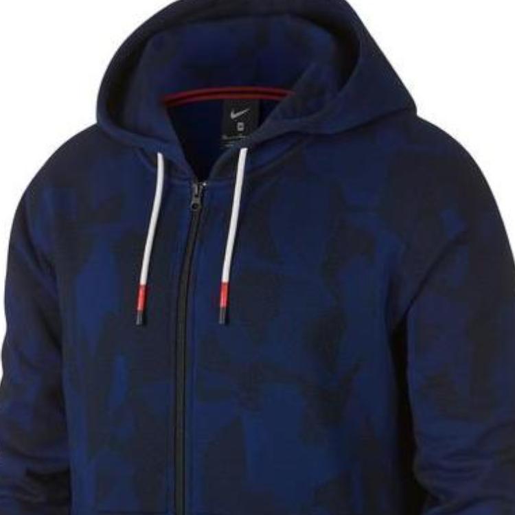 Nike Kyrie Mens Basketball Camouflage Sports Jacket Men Jacket Blue AJ3386-478